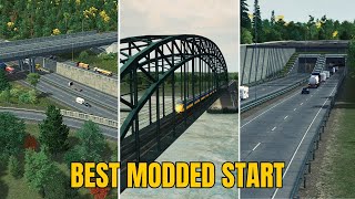 The BEST way to START your MODDED City in Cities: Skylines (2024)