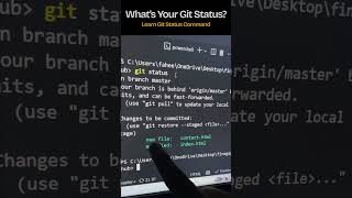 Learn Git status command in Git