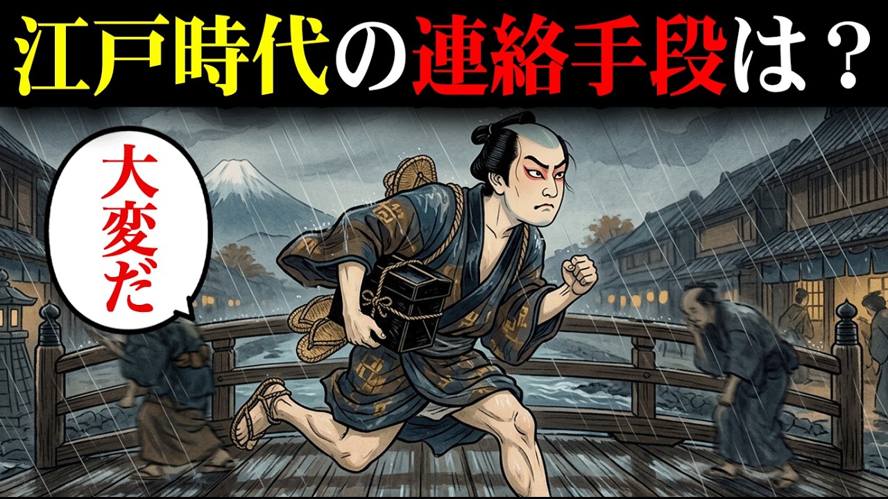 【歴史】電話もLINEもなかった江戸時代の「連絡手段」がやばすぎる【江戸時代完全再現】