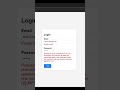 Login Form Validation || Error Handling Using JavaScript #astechmaster