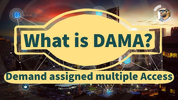 Demand assigned multiple access DAMA in satellite communication