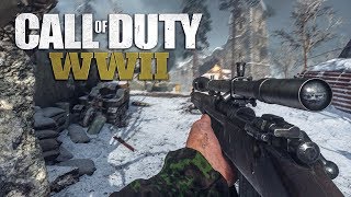 M1903 Sniping! Call of Duty: WWII PC Gameplay