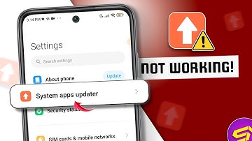 How to Fix MIUI System App Updater Not Working Problem | Solve Xiaomi System App Updater Issue
