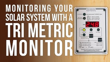 How to Use a Tri Metric Monitor for your Solar System