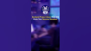 🗣️  5 Amazing 🔥 Backend projects for resume | for Beginner , intermediate, Advanced #backend #coding