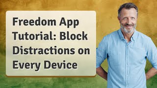 Freedom App Tutorial: Block Distractions on Every Device screenshot 4