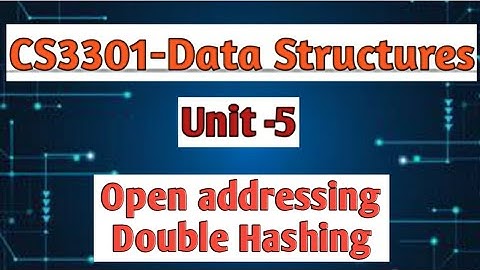 Double hashing in open addressing in data structures tamil||CS3301||Anna university reg-2021.#cse