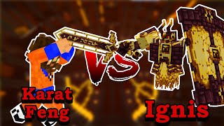 ME VS Completed Ignis(L_Ender's Cataclysm) | Player VS Minecraft Mob battle