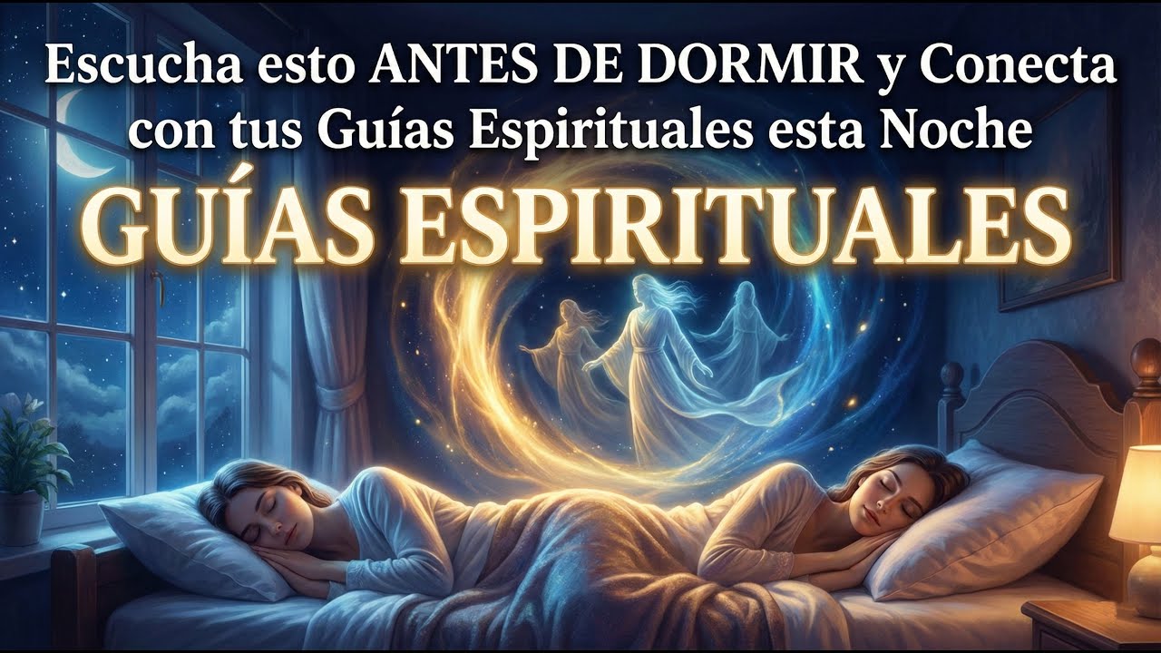 Escucha esto ANTES DE DORMIR y Conecta con tus Guías Espirituales esta ...