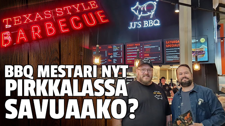 JJ'S BBQ PIRKKALA ESITTELYSSÄ - MISSÄ SAVUSTIN?