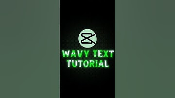 Capcut Wavy Text Tutorial 🔥 | capcut tutorial #shorts #capcut