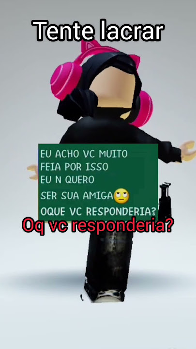 os povo tá com muita inveja no Roblox aí agr mim denunciaram 😫😫😫