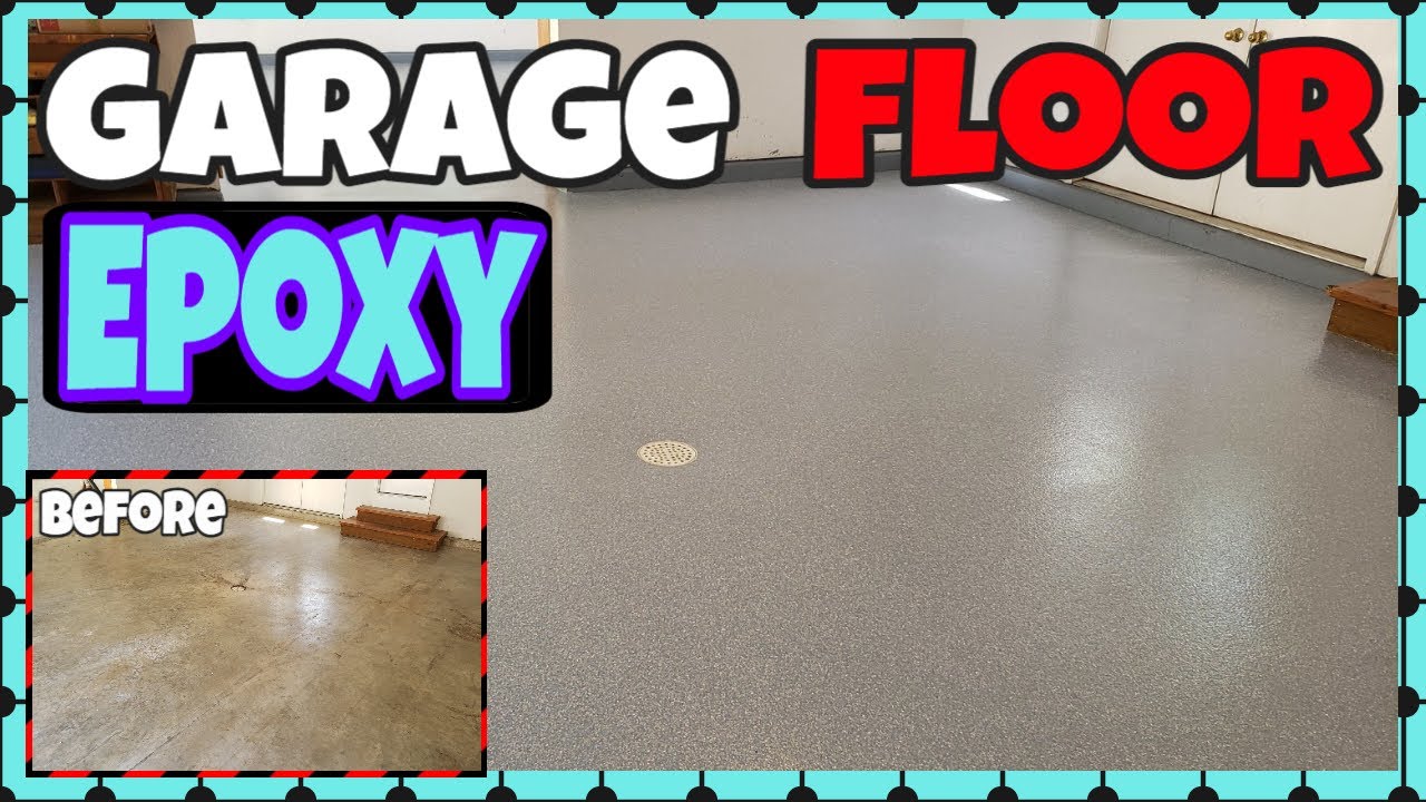 GARAGE FLOOR EPOXY Watch Us Coat This GARAGE FLOOR Using EPOXY And Maxresdefault