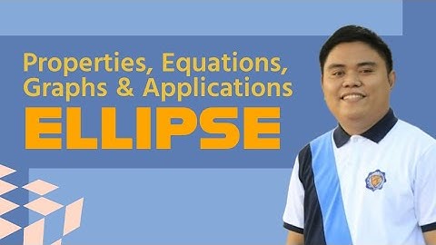 [PRECAL] Conic Section: ELLIPSE