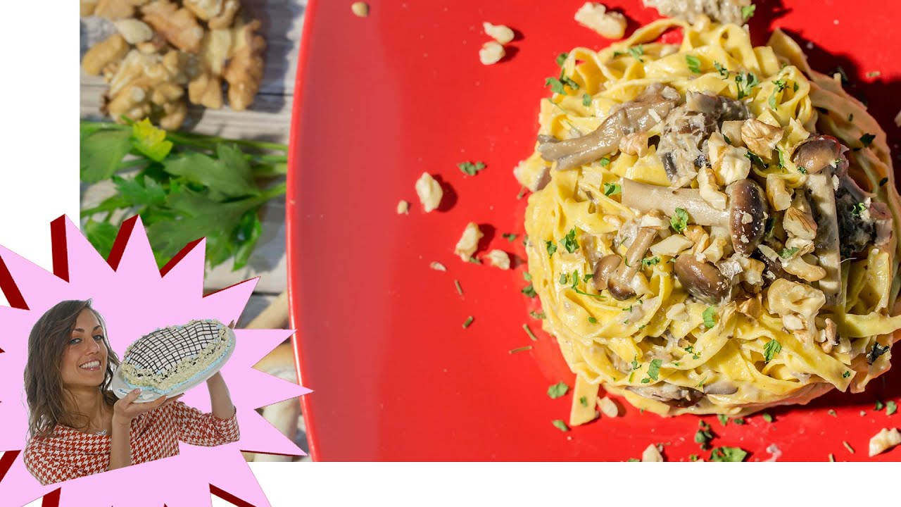 Pasta di Farro con Taleggio e Funghi