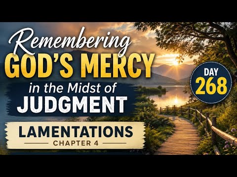 Remembering God's Mercy in the Midst of Judgement| Lamentations 4 | Day 268 | 8 August 2026