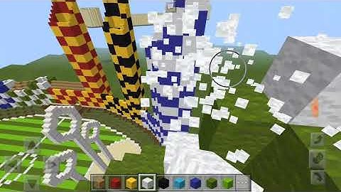 Minecraft Hogwarts Build Part 3: Episode 16 Building the Quidditch Pitch Part 9