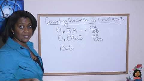43a  Converting Decimals to Fractions for Saxon Math 87