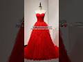 Red Sweetheart Long Prom Dress - Luulla.com 💃🏻❤️ #promdress #ballgown #formaldress #shorts #fyp