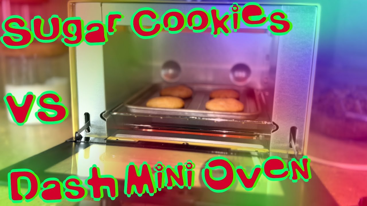 Dash Mini Oven / Can It Bake Sugar Cookies ? - The Cookin' Camper 