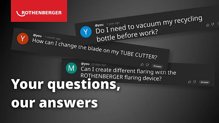 Your Most Asked Questions About ROTHENBERGER Tools – Answered!