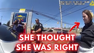 She Ignored Every Warning of Officer