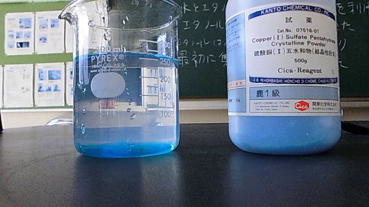 硫酸銅が溶ける様子と粒子の運動 State That Copper Sulfate Melts Youtube