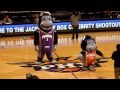 Inflatable Gorillas Dancing at Suns Celebrity Shootout 2012