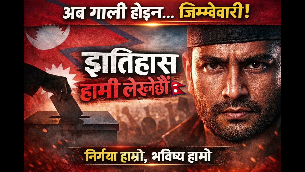 इतिहास हामी लेख्नेछौं 🇳🇵 | जिम्मेवार नेपालीको चेतनाको गीत | जाग नेपाल@BalenShah 