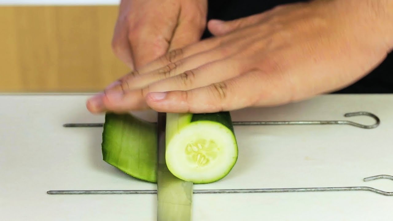 Japanese Sheet Cutting Technique - Easy Katsuramuki Tutorial | How To Make Sushi