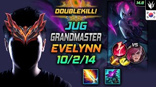 Evelynn Jungle Build Lich Bane Electrocute - LOL KR GrandMaster Patch 14.8