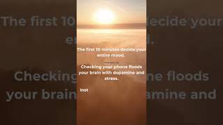 This Morning Habit Kills Your Focus 😳 #mindset #productivity #motivation #mindfulnes #growthmindset