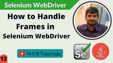 How to Handle Frames in Selenium WebDriver