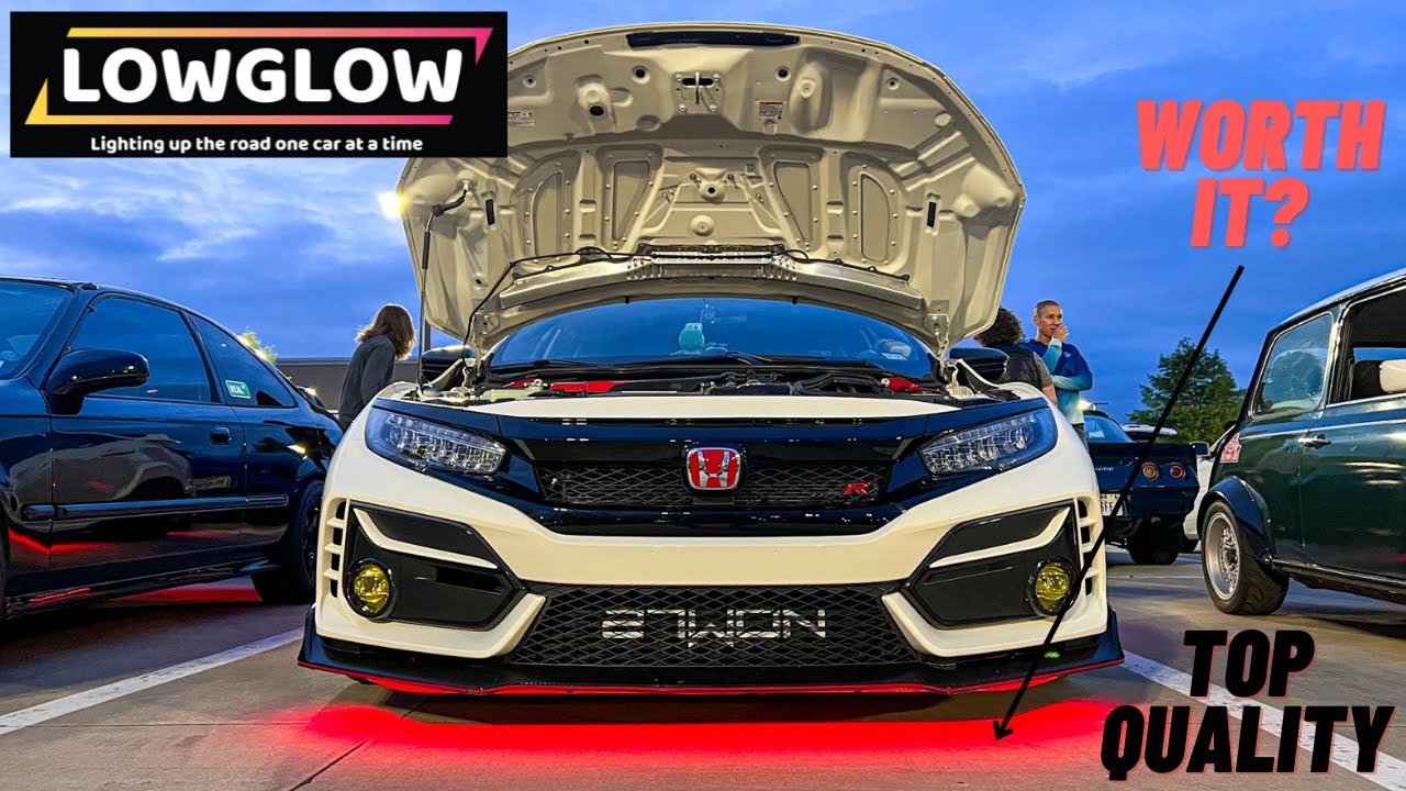 The BEST UnderGlow Kit for your Type R? Installing LowGlow Under Glow