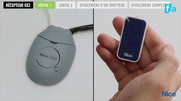 How to memorize Nice OX2 transmitter output 1 ?