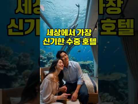 세상에서 가장 신기한 수중 호텔