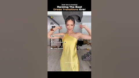 Ranking The Best Dress Transitions Ever (Part 4) #dress #ranking #usa #tiktok