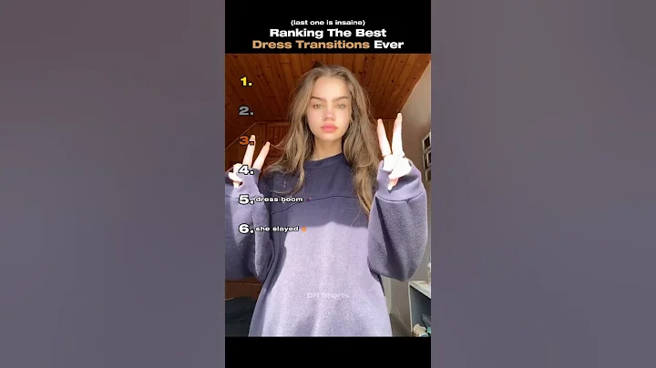 Ranking The Best Dress Transitions Ever (Part 4) #dress #ranking #usa #tiktok