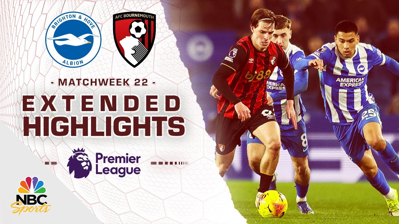 Brighton v. Bournemouth | PREMIER LEAGUE HIGHLIGHTS | 1/19/2026 | NBC Sports