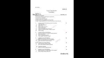 SYBCA CA-211 Data Structure 2025 |  NEP Question Sem Third  |  Repeated & Important Question | IMP |