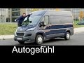 Peugeot Boxer L2H2 FULL REVIEW test driven (Fiat Ducato/Citroen Jumper) - Autogefühl