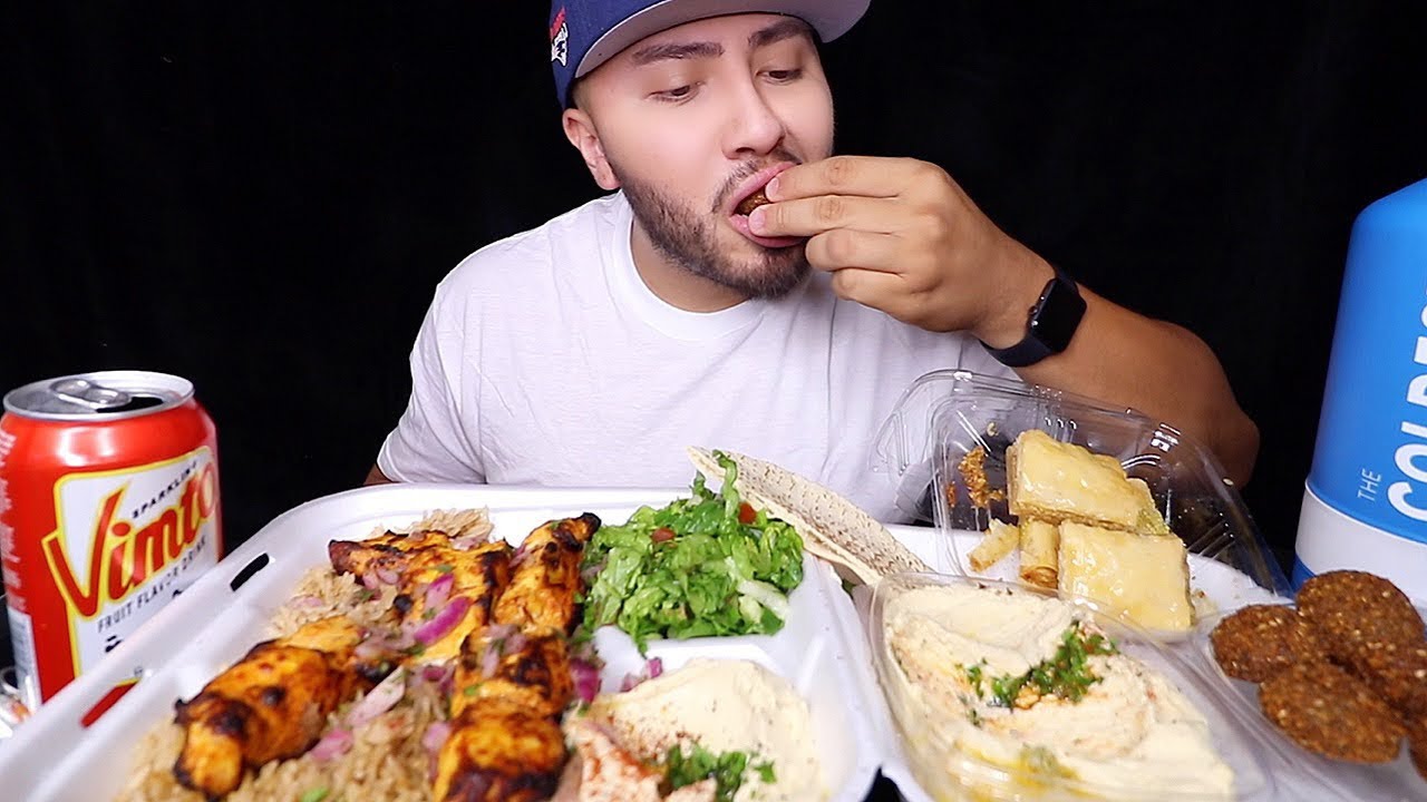 عرض الطعام المتوسطي | Mediterranean food MUKBANG