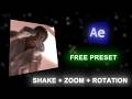 Shake + Zoom + Rotation Tutorial | After Effects Tutorial