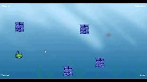HTML5 submarine game skeleton demo