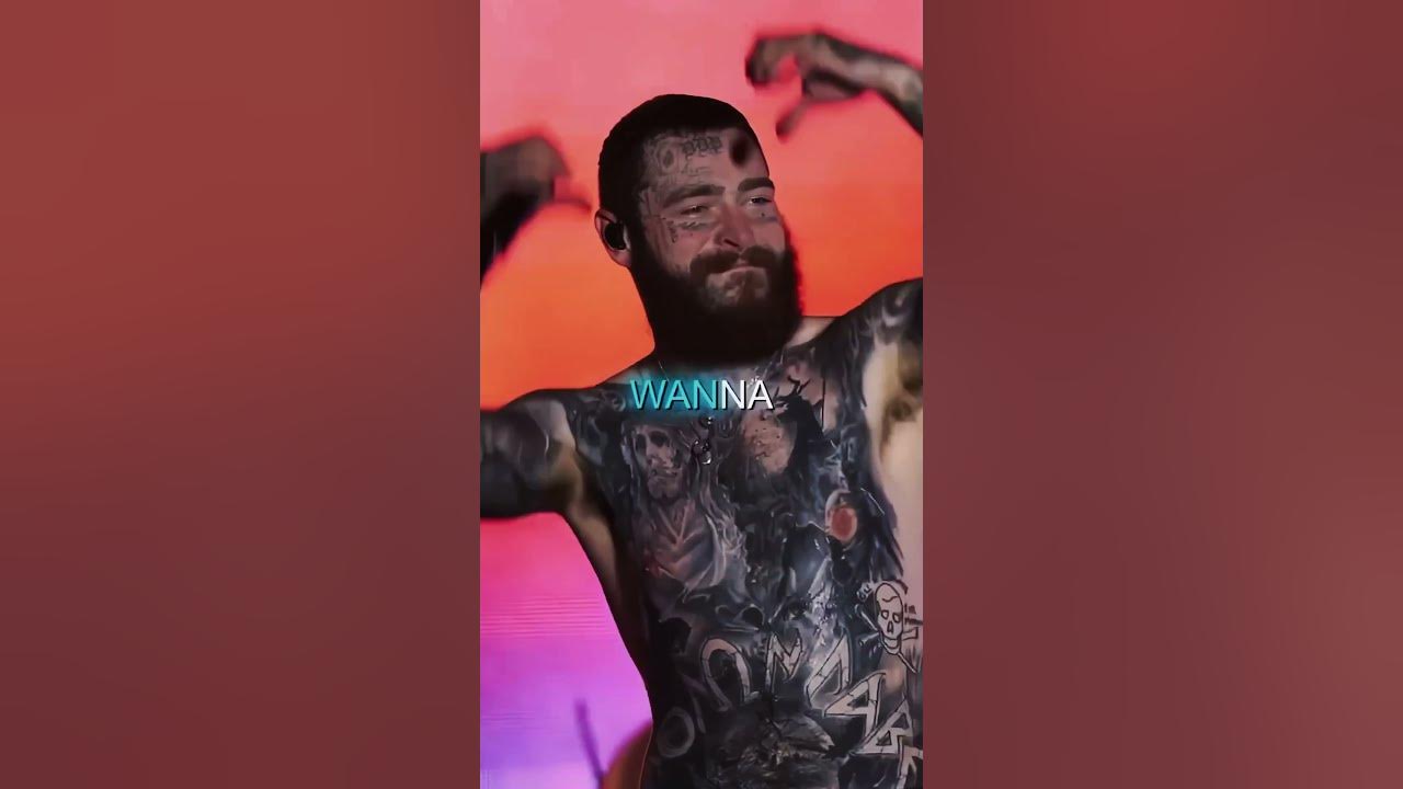 Crowd sings Sunflower for  Post Malone 😳