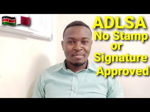 ADLSA - GET APPROVED WITHOUT STAMP/SIGNATURE || CHANGE OF SPONSORSHIP QATAR ?? || Vic Seezzo Senior