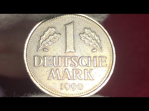 1 Deutsche Mark 1990 Coins Worth Money - Germany Coins To Look For!!