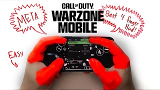 How to use the 4-Finger Claw HUD Settings for Warzone Mobile! (Explained)