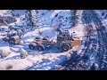 Derry Longhorn 3194 Tow by Caterpillar 745C in Snow Runner