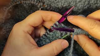 How to separate the sleeves, join  the body, hold the sleeve stitches, cast on the underarm stitches